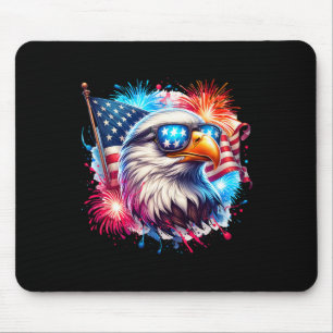 Patriotischer Weißkopfseeadler Usa Amerikanische F Mousepad