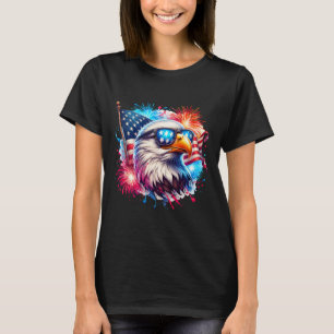 Patriotischer Weißkopfseeadler USA Amerikanische F T-Shirt