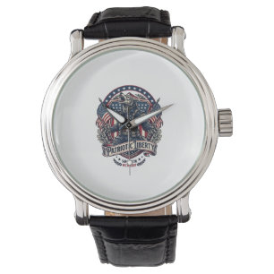 Patriotischer Werwolf Patriot Horror Monster Patri Armbanduhr