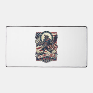 Patriotischer Werwolf Patriot Horror Monster Patri Schreibtischunterlage