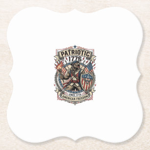 Patriotischer Werwolf Patriot Horror Monster Patri Untersetzer