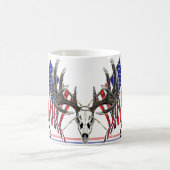 Patriotischer Whitetaildollar Kaffeetasse (Mittel)