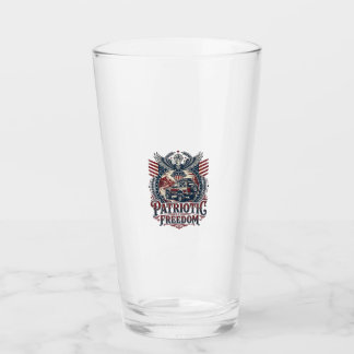 Patriotischer Wüstenstraßen-Entdecker Glas