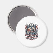Patriotischer Wüstenstraßen-Entdecker Magnet (Vorderseite/Rückseite)