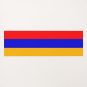 Patriotischer Yoga Mats mit der Flagge Armeniens Yogamatte (Rückseite (Horizontal))
