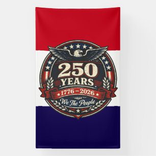 Patriotisches 250. Jubiläumsemblem Banner