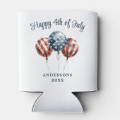 Patriotisches 4. Juli Party Dosenkühler (Rückseite)