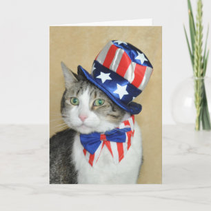 Patriotisches 4. von Julitabby und von weißer Karte