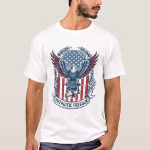 Patriotisches Abschluss-Vektorgrafik-T-Shirt T-Shirt