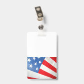 Patriotisches Abzeichen Ausweis (Rückseite mit Clip)