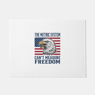 Patriotisches Adler-Freiheitszitat Vintage-Vector- Fußmatte