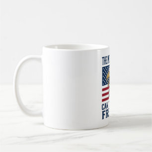 Patriotisches Adler-Freiheitszitat Vintage-Vector- Kaffeetasse