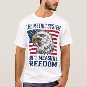 Patriotisches Adler-Freiheitszitat Vintage-Vector- T-Shirt