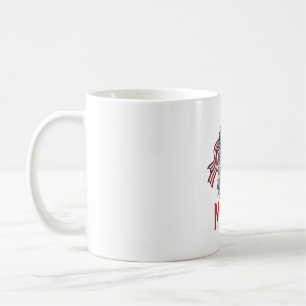 Patriotisches Adler Merica Vintage Gravur Shirt De Kaffeetasse