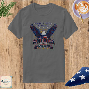 Patriotisches Adler-Shirt USA 250. T-Shirt