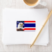 Patriotisches Adressetikett (Insitu)