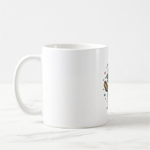 Patriotisches Alligator Hot Dog Vintage Vector Shi Kaffeetasse