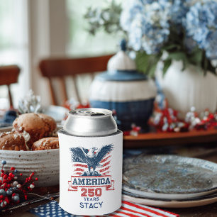 Patriotisches American Eagle 250-Jahres-Jubiläumss Dosenkühler