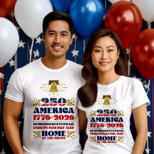 Patriotisches Amerika 250. Jubiläum 2026 T-Shirt