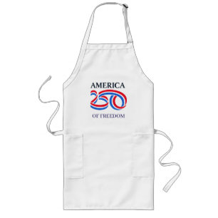 Patriotisches Amerika 250. Jubiläum USA 2026 Lange Schürze