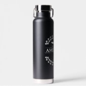 PATRIOTISCHES AMERIKA | FREIHEIT DER GOTT FAMILIE TRINKFLASCHE (Vorne)