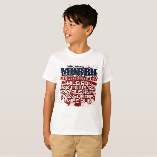 Patriotisches Amerikaner Murph T-Shirt (Vorne ganz)