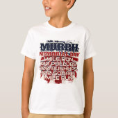 Patriotisches Amerikaner Murph T-Shirt (Vorderseite)