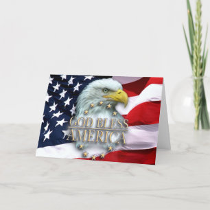 PATRIOTISCHES AMERIKANISCHES CHRISTLICH KARTE