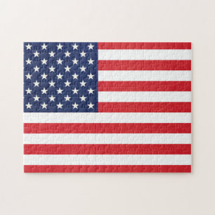 Patriotisches amerikanisches Flag-Puzzle Puzzle