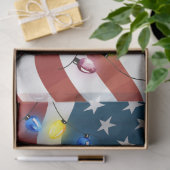 Patriotisches amerikanisches Flag Tissue Paper Seidenpapier (Geschenk)