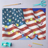 Patriotisches amerikanisches Flag Tissue Paper Seidenpapier (Basteln)