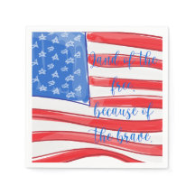 Patriotisches amerikanisches Flaggenland der Freie