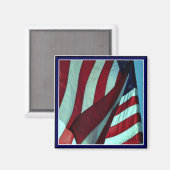 Patriotisches amerikanisches Flaggenmagnet Magnet (Vorderseite/Rückseite)