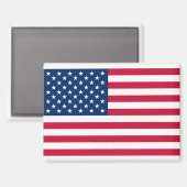 Patriotisches amerikanisches Flaggenmagnet Magnet (Vorderseite/Rückseite)