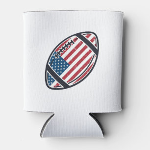 Patriotisches amerikanisches Fußball-Vintage-Vekto Dosenkühler