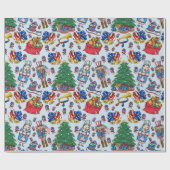 Patriotisches amerikanisches geschenkpapier (Flach)