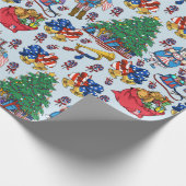 Patriotisches amerikanisches geschenkpapier (Ecke)