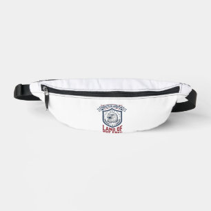 Patriotisches Amerikanisches Schild Adler Vintage- Bauchtasche