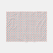 Patriotisches amerikanisches Sterne-Muster Fleecedecke (Vorderseite (Horizontal))