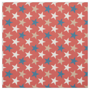 Patriotisches amerikanisches Sterne-Muster Stoff