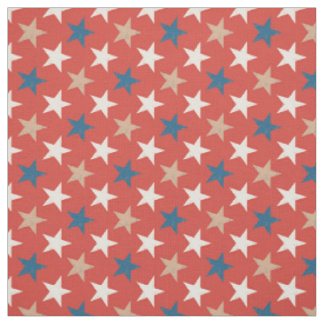 Patriotisches amerikanisches Sterne-Muster Stoff