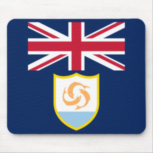 Patriotisches Anguilla-Flagge-Mauspad Mousepad