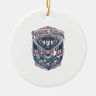 Patriotisches Antiquitätensammler Vektorgrafik T-S Keramik Ornament