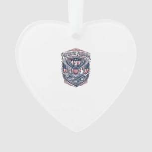 Patriotisches Antiquitätensammler-Vektorgrafik-T-S Ornament