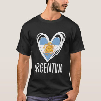 Patriotisches Argentinien Er Die argentinische Fla T-Shirt
