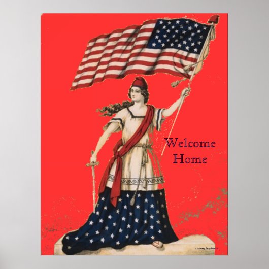 PATRIOTISCHES ARTWORK - POSTER - CANVAS-DRUCKER (Vorne)