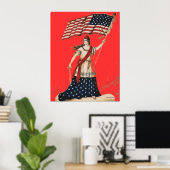 PATRIOTISCHES ARTWORK - POSTER - CANVAS-DRUCKER (Heimbüro)