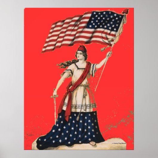 PATRIOTISCHES ARTWORK - POSTER - CANVAS-DRUCKER (Vorne)
