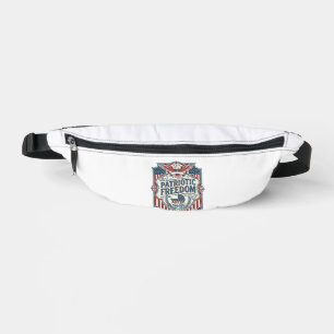 Patriotisches Baby Shower Vektorgrafik T-Shirt Bauchtasche
