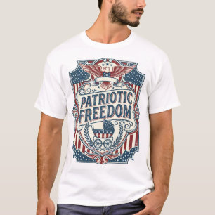 Patriotisches Baby-Shower-Vektorgrafik-T-Shirt T-Shirt